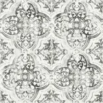 York Wallcoverings Quartet White & Black Wallpaper | Wallpaper Twins York Wallcoverings Quartet White & Black Wallpaper - SKU MN1890