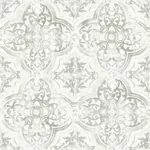 York Wallcoverings Quartet White & Neutral Wallpaper - SKU MN1893