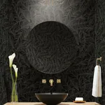 York Wallcoverings Rainforest Canopy Black Wallpaper | Wallpaper Twins York Wallcoverings Rainforest Canopy Black Wallpaper - SKU TC2712