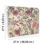 York Wallcoverings Rainforest Cream Wallpaper | Wallpaper Twins York Wallcoverings Rainforest Cream Wallpaper - SKU BL1704