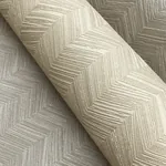 York Wallcoverings Raised Chevron Beige Wallpaper - SKU SI25361