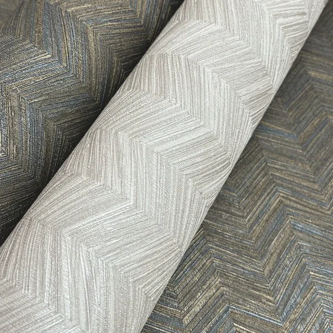 York Wallcoverings Raised Chevron Light Grey Wallpaper | Wallpaper Twins York Wallcoverings Raised Chevron Light Grey Wallpaper - SKU SI25360