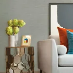 York Wallcoverings Ramie Weave Blue Wallpaper | Wallpaper Twins York Wallcoverings Ramie Weave Blue Wallpaper - SKU CD1039N