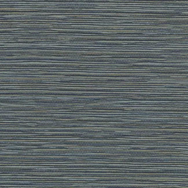 York Wallcoverings Ramie Weave Grasscloth Dark Blue Metallic Wallpaper - SKU CD1040N