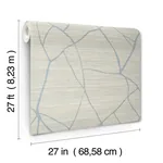 York Wallcoverings Raska Smokey Blue Wallpaper | Wallpaper Twins York Wallcoverings Raska Smokey Blue Wallpaper - SKU AG2086