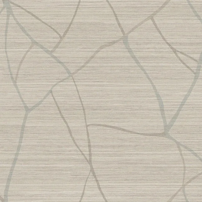 York Wallcoverings Raska Taupe Wallpaper - SKU AG2082