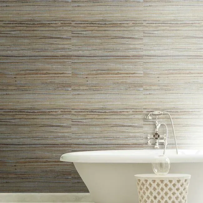 York Wallcoverings Raw Jute Grasscloth Metallic Wallpaper | Wallpaper Twins York Wallcoverings Raw Jute Grasscloth Metallic Wallpaper - SKU NZ0796