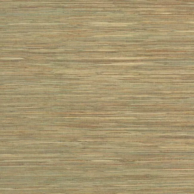 York Wallcoverings Raw Jute Green Wallpaper - SKU NZ0795