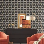 York Wallcoverings Reclining Cheetahs Black Peel & Stick Wallpaper | Wallpaper Twins York Wallcoverings Reclining Cheetahs Black Peel & Stick Wallpaper - SKU PSW1355RL