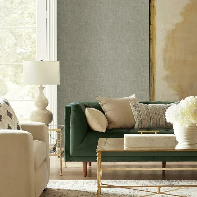 York Wallcoverings Reed Basket Brown Peel & Stick Wallpaper - SKU PSW1282RL