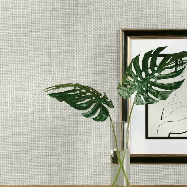 York Wallcoverings Reed Basket White Peel & Stick Wallpaper - SKU PSW1283RL
