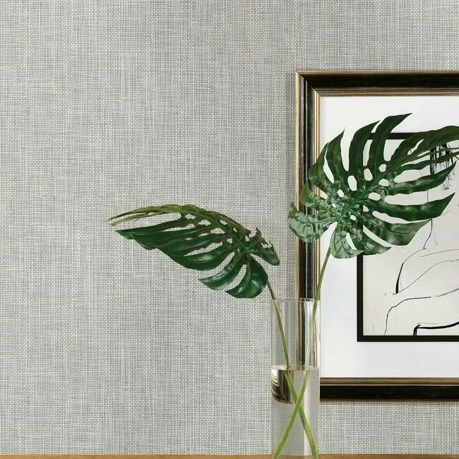 York Wallcoverings Reed Basket White Peel & Stick Wallpaper - SKU PSW1284RL
