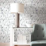 York Wallcoverings Refraction Blue & Grey Peel & Stick Wallpaper | Wallpaper Twins York Wallcoverings Refraction Blue & Grey Peel & Stick Wallpaper - SKU PSW1221RL