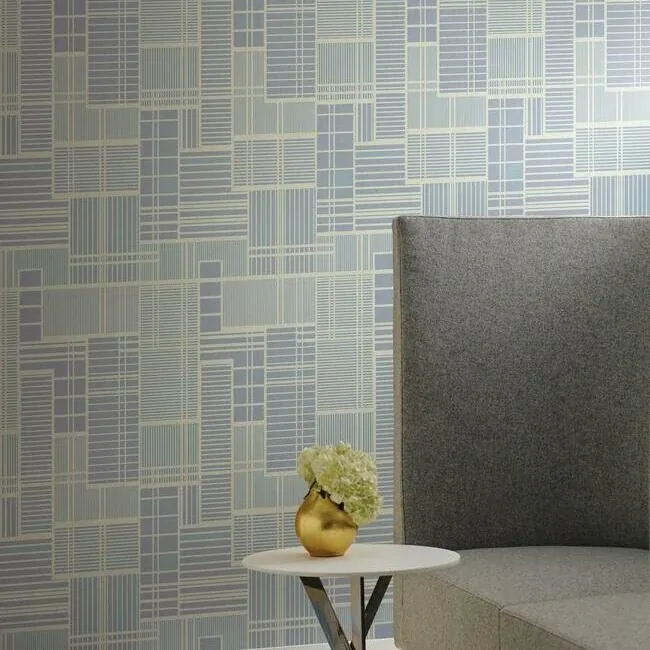 York Wallcoverings Remodel Blue Wallpaper - SKU GM7531