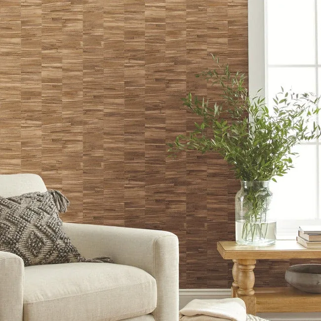York Wallcoverings Reserve Brown Wallpaper - SKU OM3603
