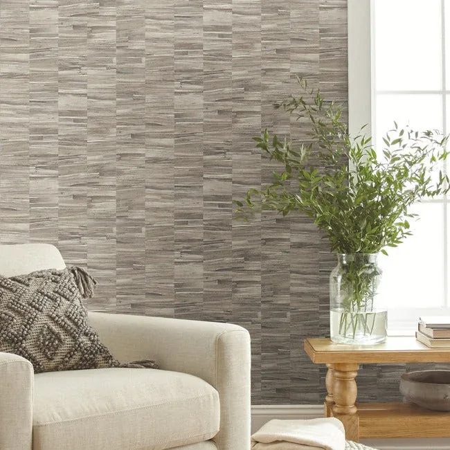 York Wallcoverings Reserve Grey Wallpaper - SKU OM3601