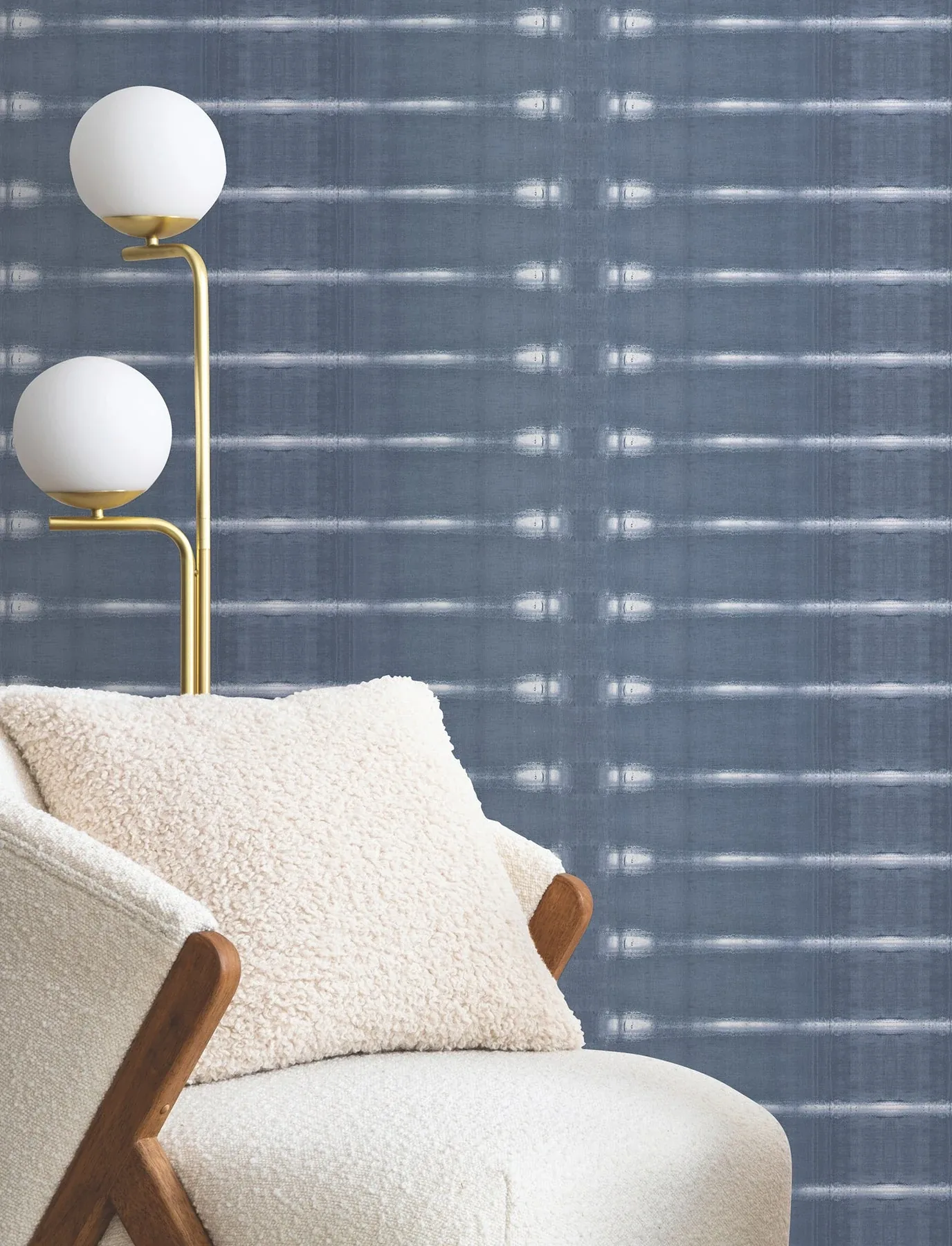 York Wallcoverings Resound Indigo Wallpaper | Wallpaper Twins York Wallcoverings Resound Indigo Wallpaper - SKU UD2515N