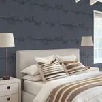 York Wallcoverings Rhythm & Rhyme Night Sky Wallpaper | Wallpaper Twins York Wallcoverings Rhythm & Rhyme Night Sky Wallpaper - SKU FM1061