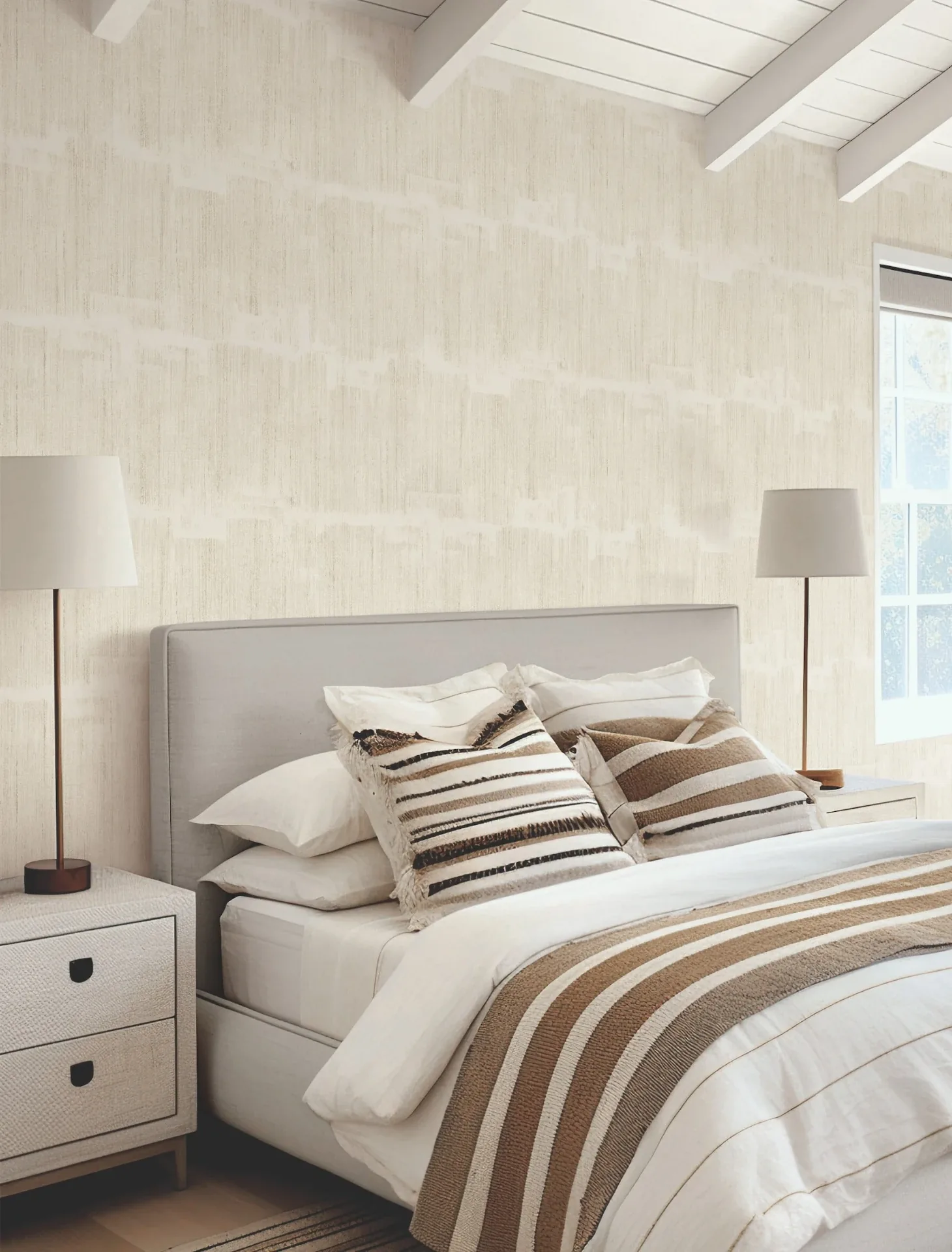 York Wallcoverings Rhythm & Rhyme Sand Wallpaper - SKU FM1066