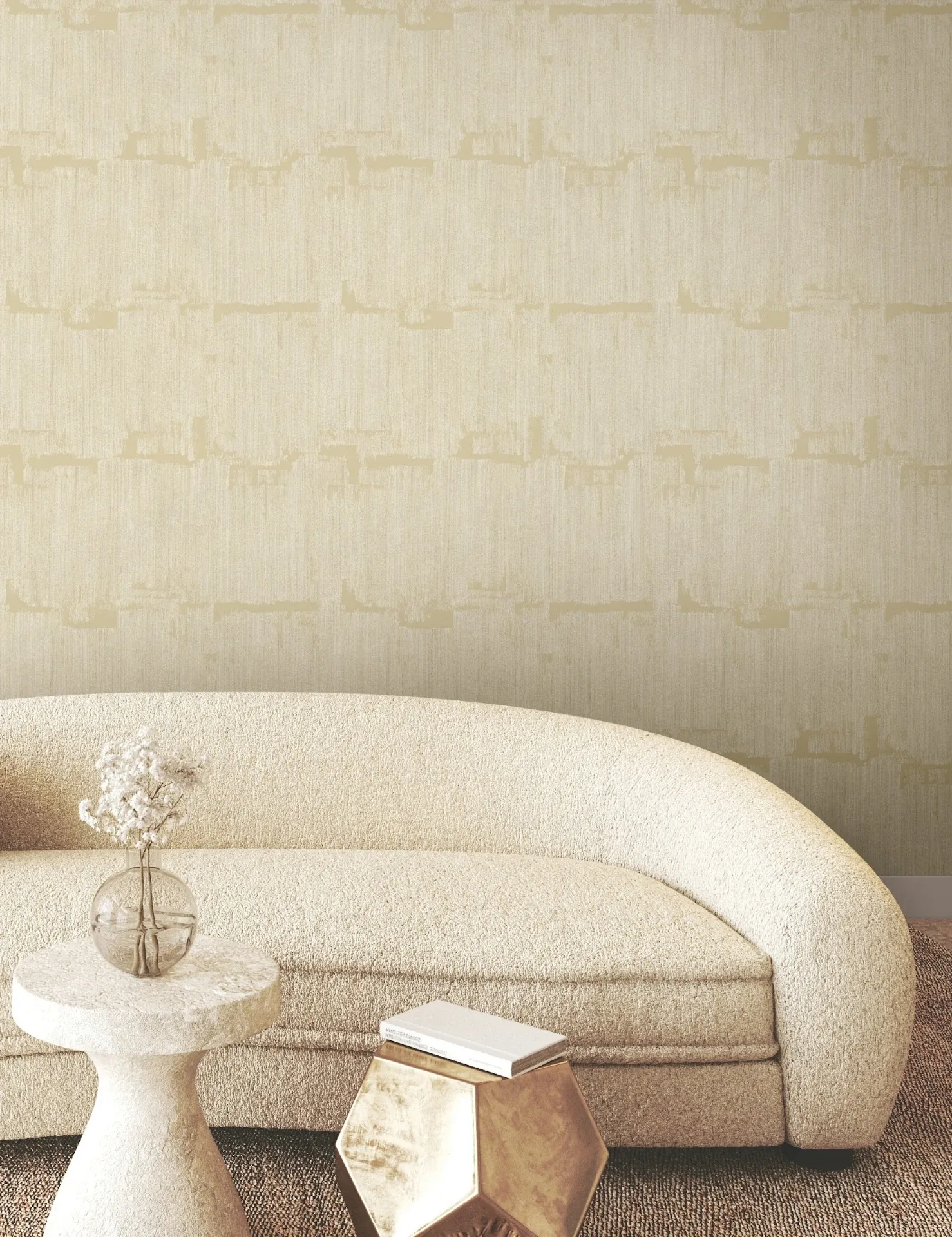 York Wallcoverings Rhythm & Rhyme Straw Wallpaper - SKU FM1063