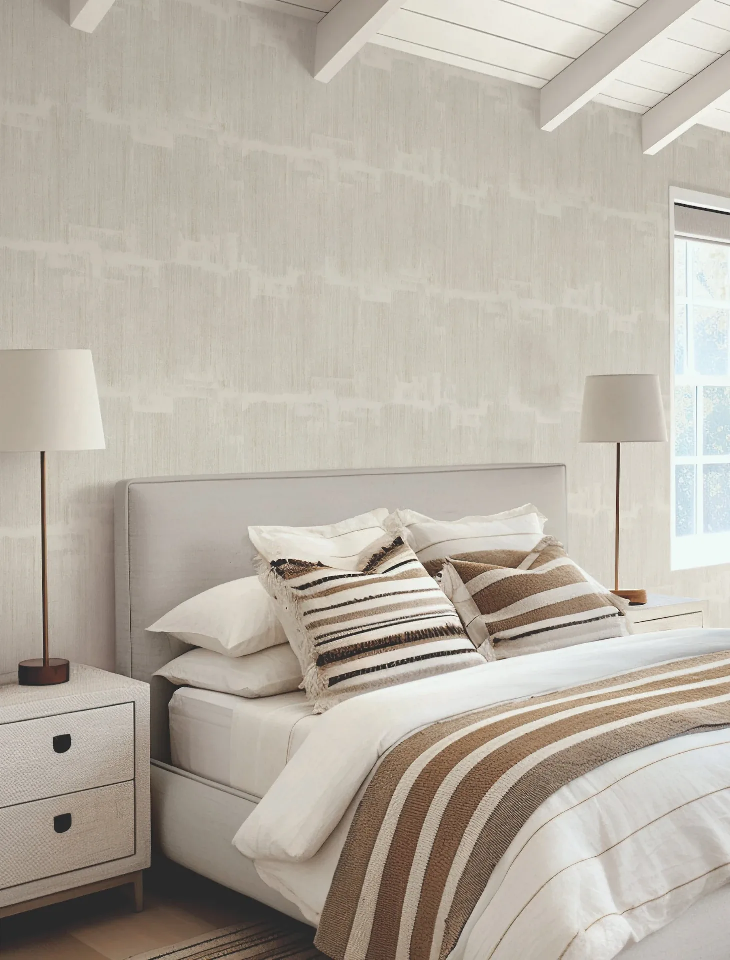 York Wallcoverings Rhythm & Rhyme Taupe Wallpaper | Wallpaper Twins York Wallcoverings Rhythm & Rhyme Taupe Wallpaper - SKU FM1065