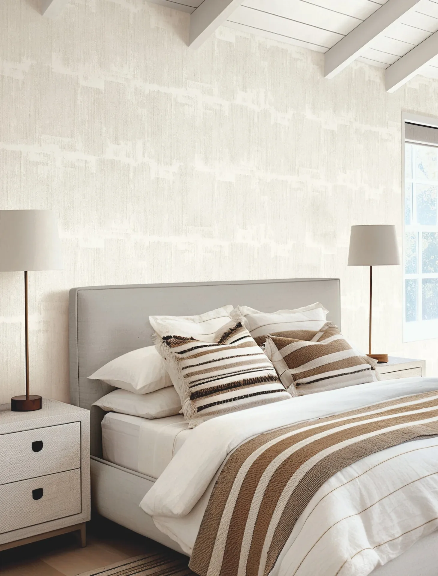 York Wallcoverings Rhythm & Rhyme White Wallpaper | Wallpaper Twins York Wallcoverings Rhythm & Rhyme White Wallpaper - SKU FM1064