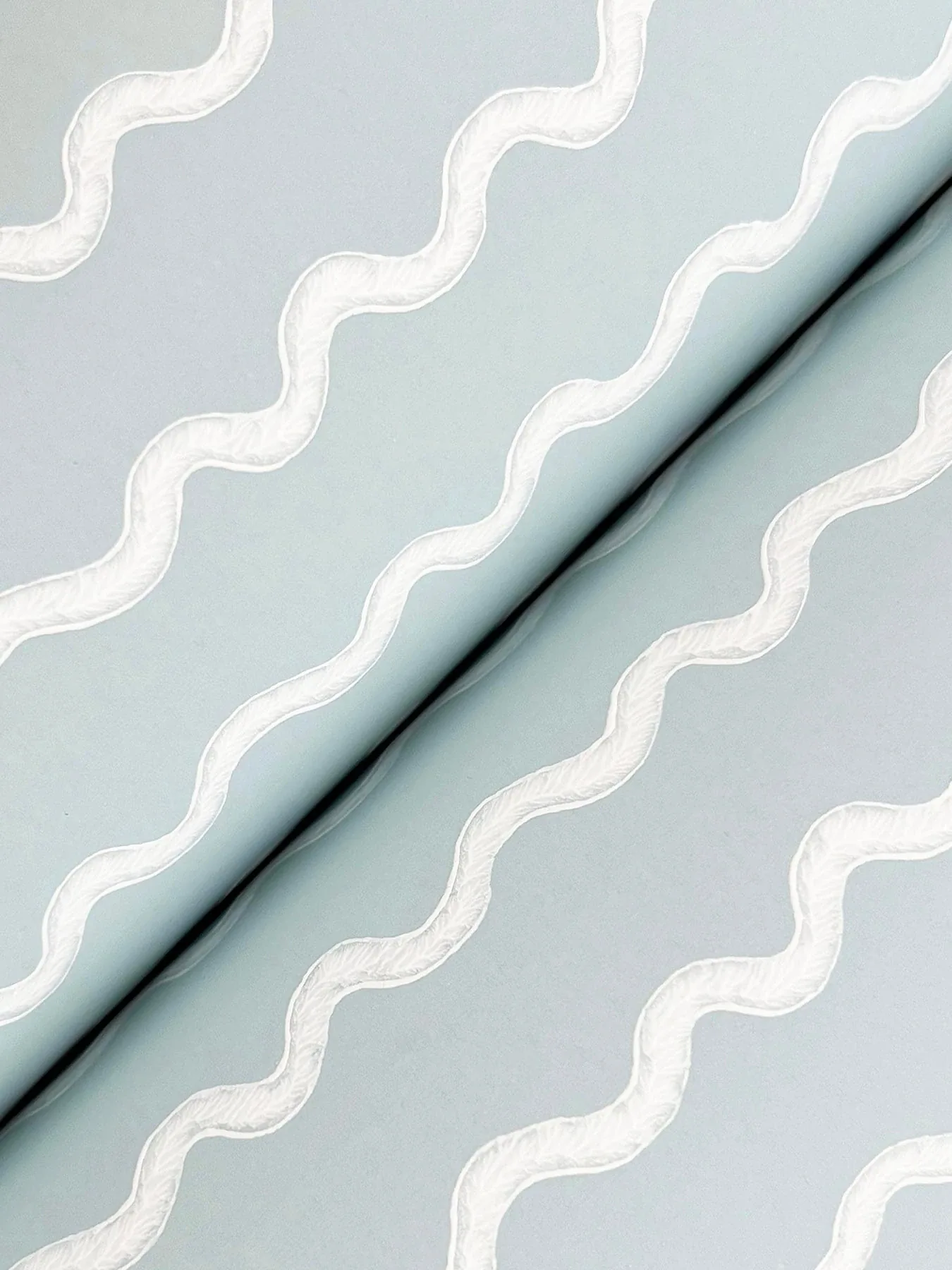 York Wallcoverings Rickrack Light Blue Wallpaper | Wallpaper Twins York Wallcoverings Rickrack Light Blue Wallpaper - SKU RF7552