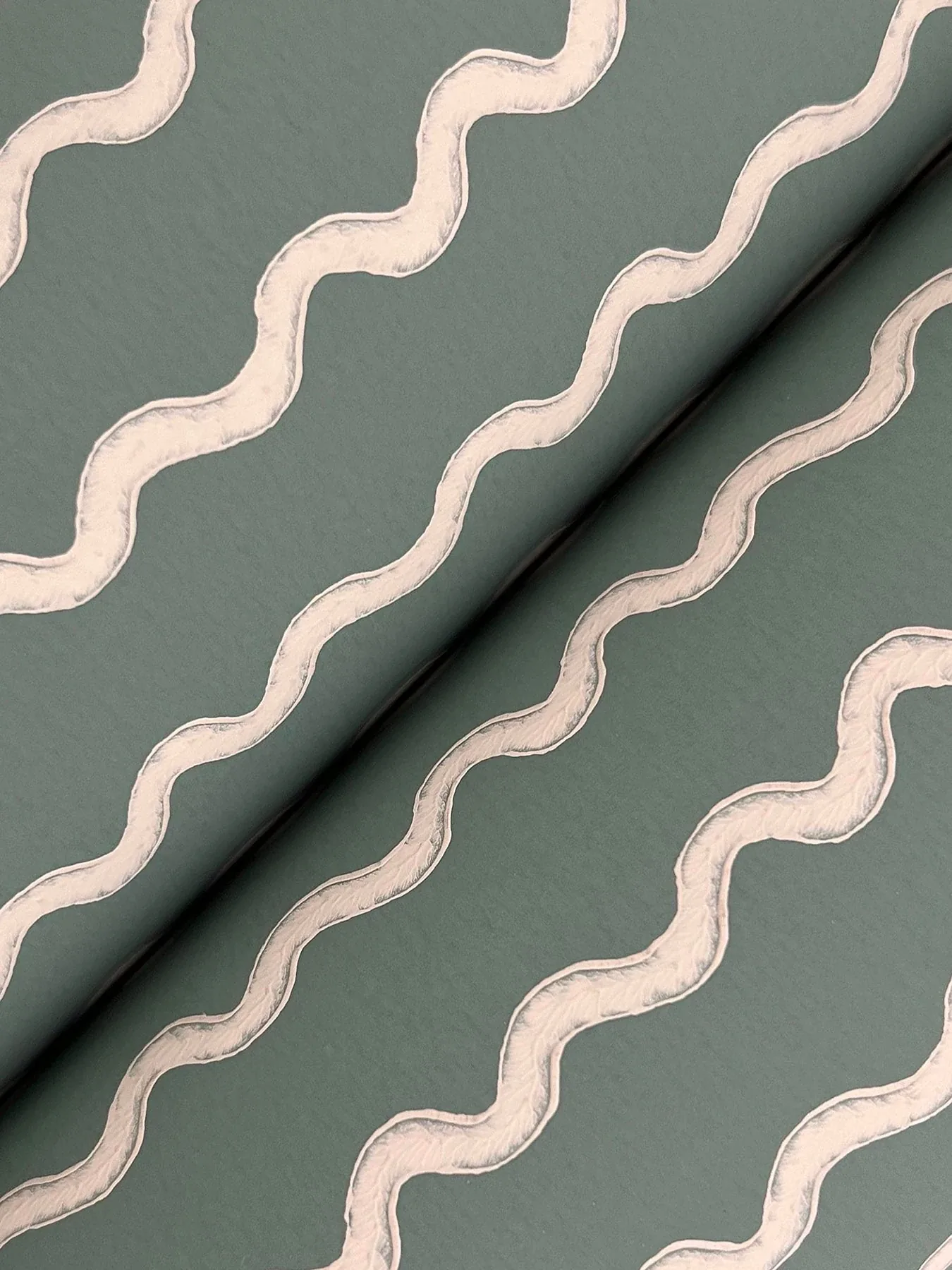 York Wallcoverings Rickrack Moss Wallpaper - SKU RF7553