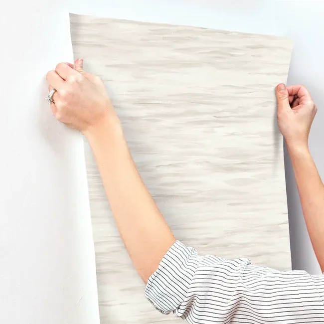 York Wallcoverings Ripples Neutral Wallpaper - SKU MN1861
