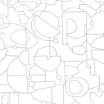 York Wallcoverings Robotics Grey Peel & Stick Wallpaper - SKU PSW1266RL