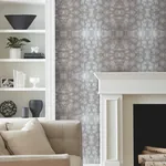 York Wallcoverings Rose Dapple Warm Grey Peel & Stick Wallpaper | Wallpaper Twins York Wallcoverings Rose Dapple Warm Grey Peel & Stick Wallpaper - SKU PSW1382RL