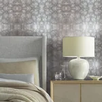 York Wallcoverings Rose Dapple Warm Grey Peel & Stick Wallpaper | Wallpaper Twins York Wallcoverings Rose Dapple Warm Grey Peel & Stick Wallpaper - SKU PSW1382RL