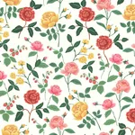 York Wallcoverings Roses Blush Wallpaper | Wallpaper Twins York Wallcoverings Roses Blush Wallpaper - SKU RF7546