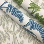 York Wallcoverings Royal Fern Damask Green Wallpaper - SKU DM4961