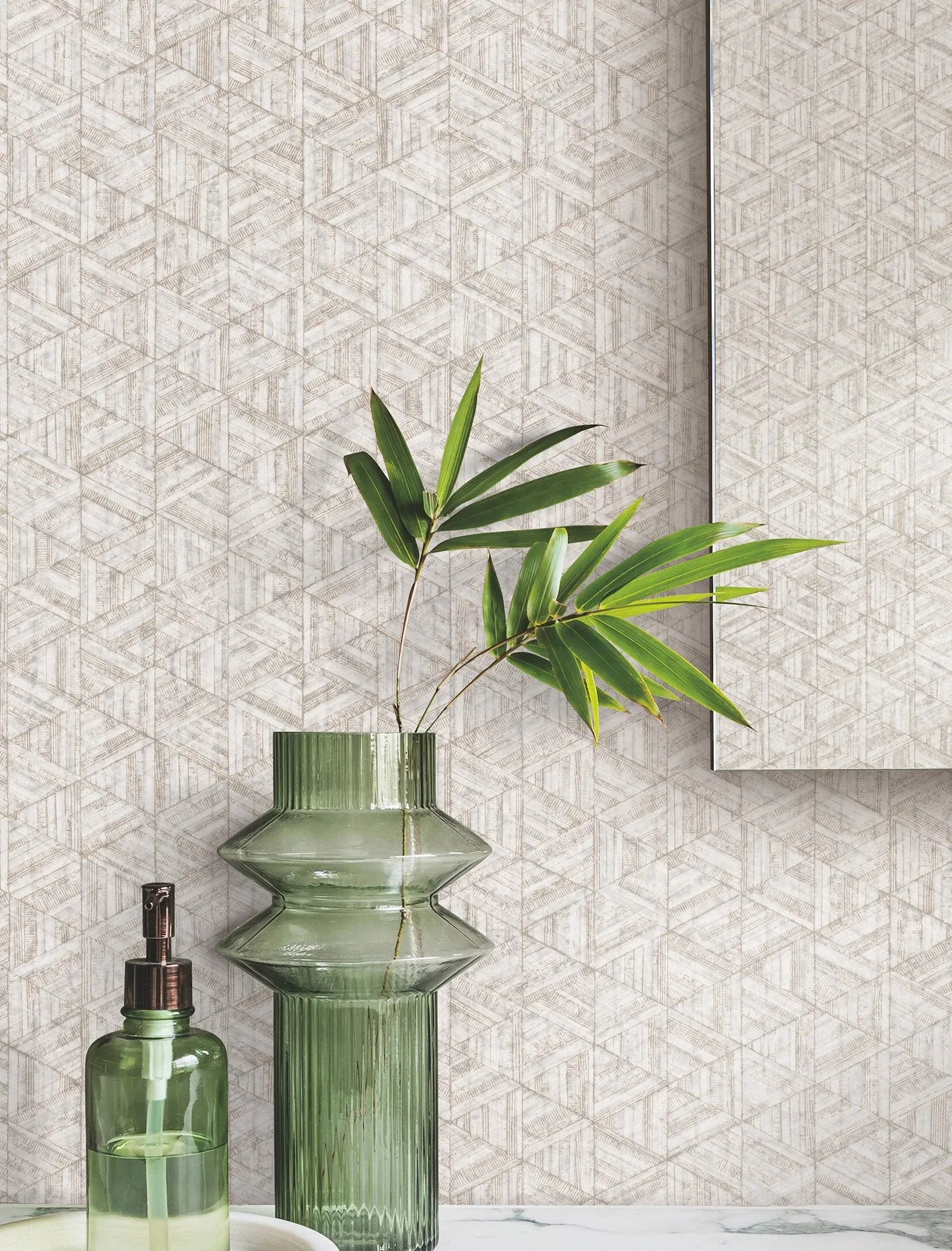 York Wallcoverings Rune Chestnut Wallpaper | Wallpaper Twins York Wallcoverings Rune Chestnut Wallpaper - SKU UD2580N