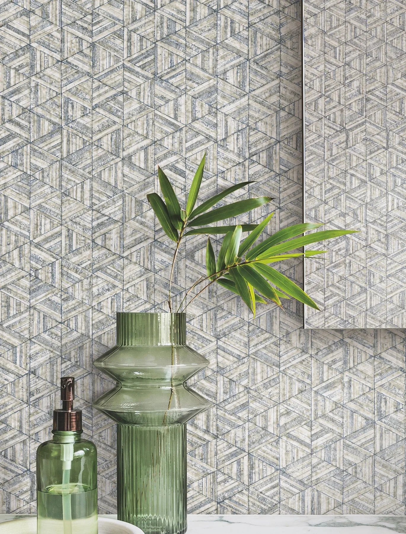 York Wallcoverings Rune Oyster Wallpaper - SKU UD2583N