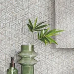 York Wallcoverings Rune Pewter Wallpaper | Wallpaper Twins York Wallcoverings Rune Pewter Wallpaper - SKU UD2584N