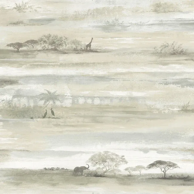 York Wallcoverings Savanna Sunset Brown Peel & Stick Wallpaper - SKU PSW1349RL