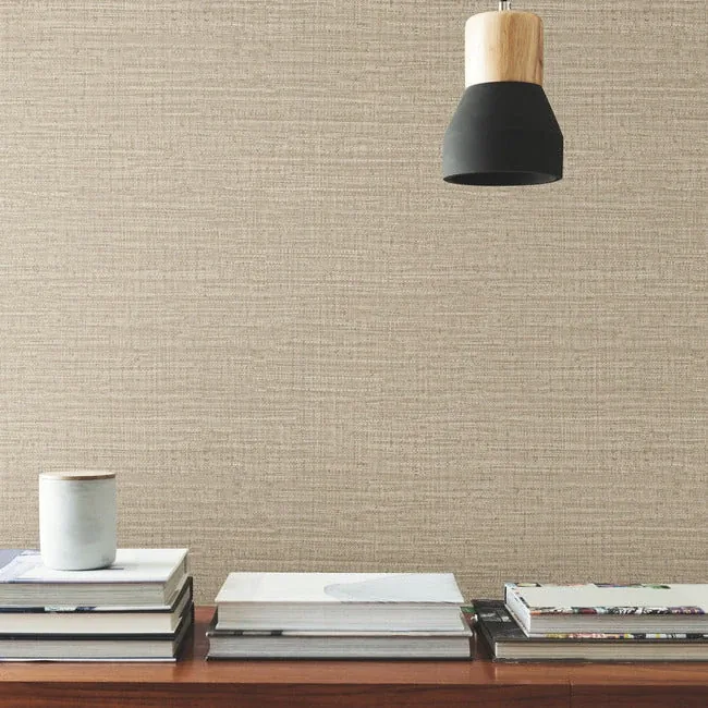 York Wallcoverings Scotland Tweed Beige Wallpaper - SKU SI24971