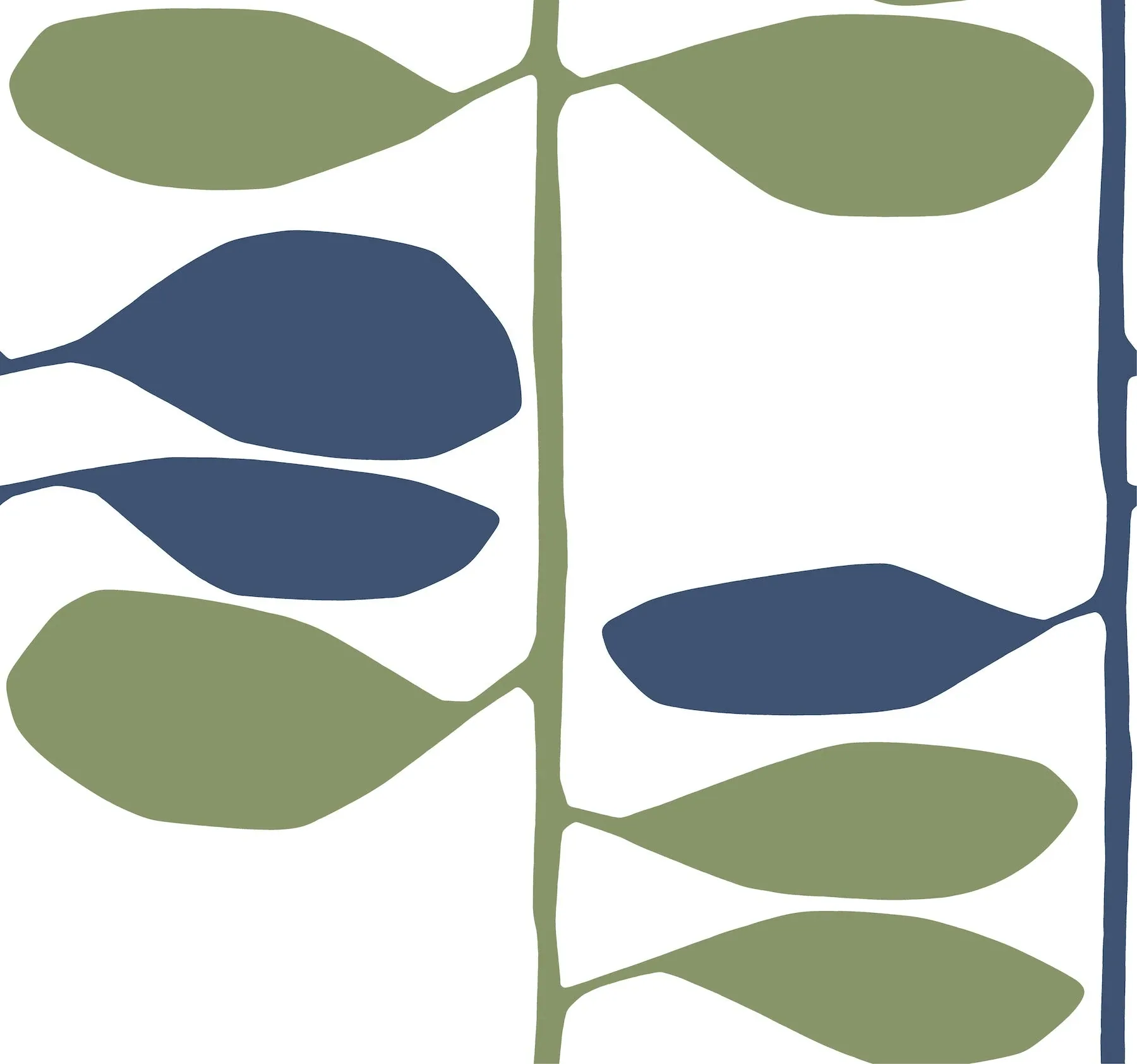 York Wallcoverings Sculpted Vines Alpine & Ultramarine Wallpaper - SKU ZM2801