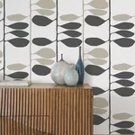 York Wallcoverings Sculpted Vines Carbon & Linen Wallpaper | Wallpaper Twins York Wallcoverings Sculpted Vines Carbon & Linen Wallpaper - SKU ZM2804