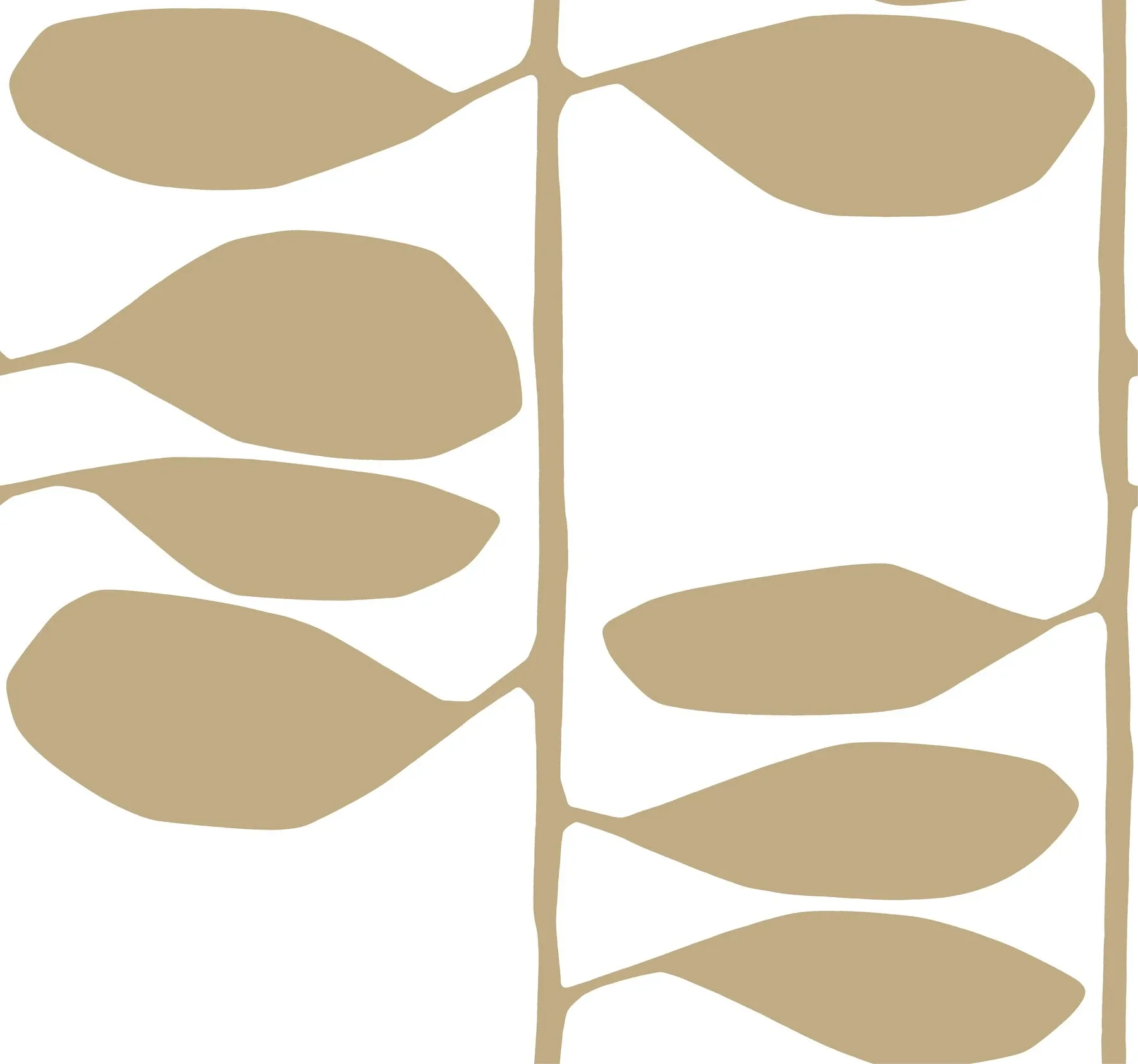 ZM2803 | Sculpted Vines Gold Wallpaper