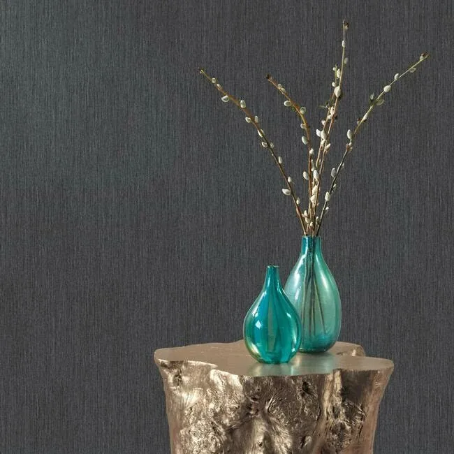 York Wallcoverings Seagrass Black & Silver Wallpaper | Wallpaper Twins York Wallcoverings Seagrass Black & Silver Wallpaper - SKU Y6201801