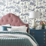 York Wallcoverings Seasons Toile Navy Wallpaper | Wallpaper Twins York Wallcoverings Seasons Toile Navy Wallpaper - SKU AF2000