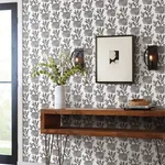 York Wallcoverings Seedlings Black Peel & Stick Wallpaper | Wallpaper Twins York Wallcoverings Seedlings Black Peel & Stick Wallpaper - SKU PSW1229RL