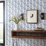 York Wallcoverings Seedlings Blue Peel & Stick Wallpaper | Wallpaper Twins York Wallcoverings Seedlings Blue Peel & Stick Wallpaper - SKU PSW1228RL