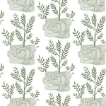 York Wallcoverings Seedlings Green Peel & Stick Wallpaper | Wallpaper Twins York Wallcoverings Seedlings Green Peel & Stick Wallpaper - SKU PSW1226RL