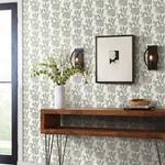 York Wallcoverings Seedlings Green Peel & Stick Wallpaper | Wallpaper Twins York Wallcoverings Seedlings Green Peel & Stick Wallpaper - SKU PSW1226RL