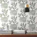 York Wallcoverings Seedlings Green Peel & Stick Wallpaper | Wallpaper Twins York Wallcoverings Seedlings Green Peel & Stick Wallpaper - SKU PSW1226RL