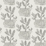 York Wallcoverings Seedlings Grey Peel & Stick Wallpaper | Wallpaper Twins York Wallcoverings Seedlings Grey Peel & Stick Wallpaper - SKU PSW1227RL